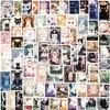 78 New Cartoon Cat Tarot Card Graffiti Stickers Decorate Guitar Notebook Suitcase DIY Waterproof Stickers