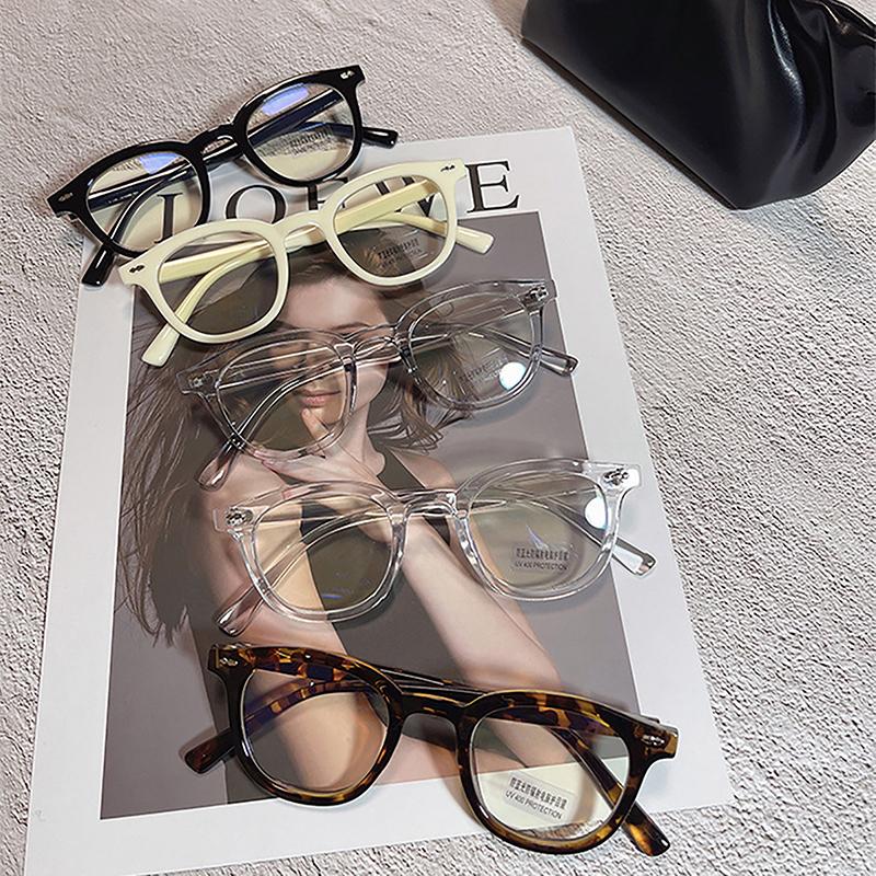 Vintage Simple Anti Blue Light Glasses Men Women Blue Light Blocking Glasses Computer Screen Glasses Decorate Eyeglasses