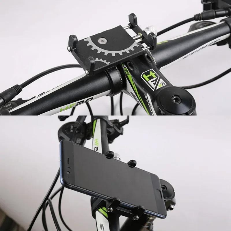 Bicycle GPS Phone Holder Stand For iPhone Samsung Xiaomi Mount MTB Motorcycle Stand Bracket Bike Moto Handlebar Antislip Clip