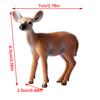 6pcs Animal Models Simulation Christmas Ornaments Solid Plastic Decoration Children Toys