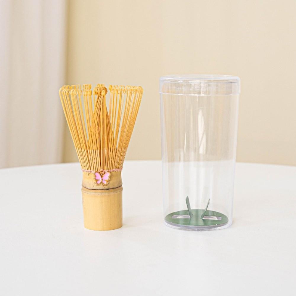 Traditional Bamboo Matcha Whisk Reusable Multifunctional Chasen Japanese Tea Set Matcha Brush Teaware