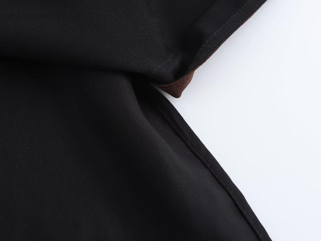 2025 Spring Women's Fashion Shirt with Side Stripe Design, European & American Style