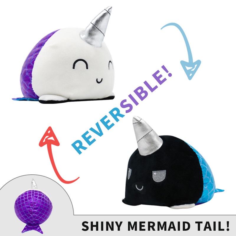 Niedliches, wendbares Kuscheltier-Katze-Plüschtier für Kinder – weiches und kuscheliges Geschenk