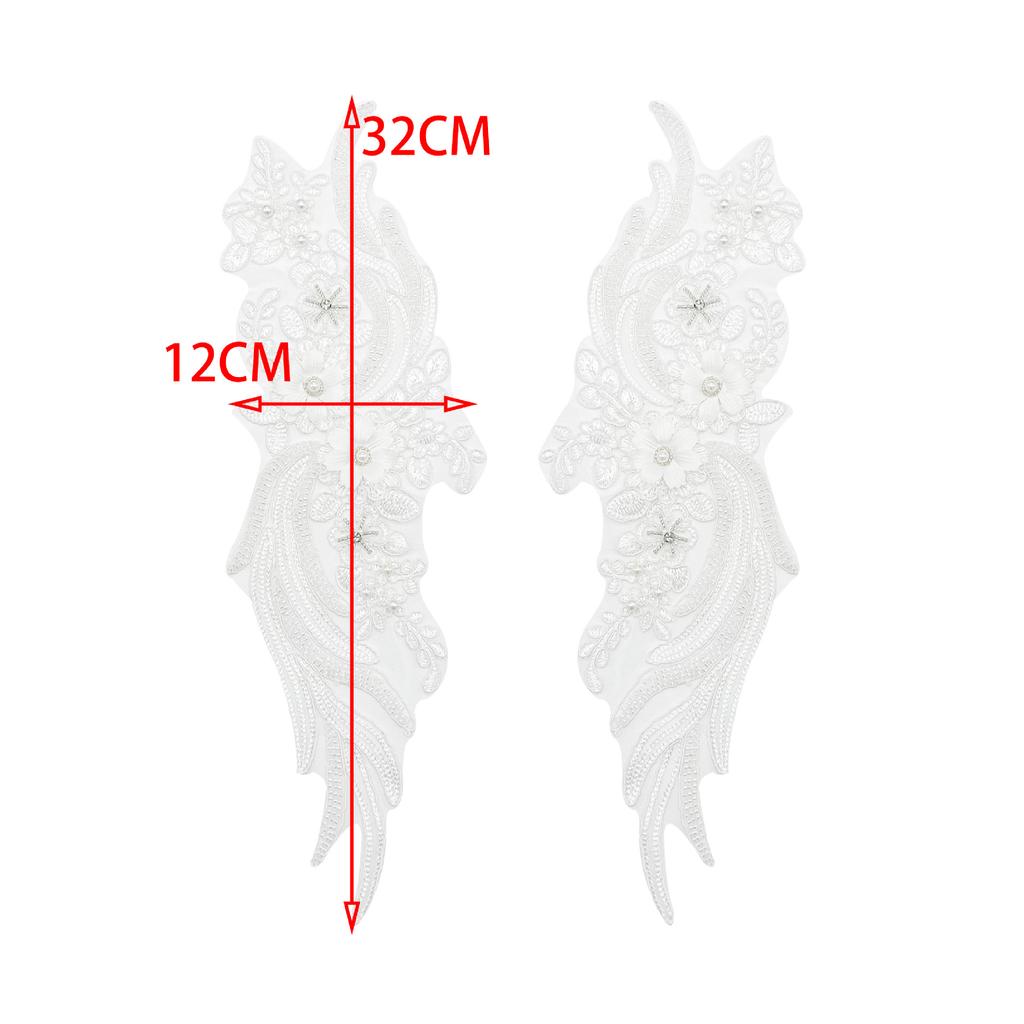 Lace Three-Dimensional Flower Bead Clothing To Flower Accessories, Handmade Diy Wedding Dress Decoration Fashion Accessories