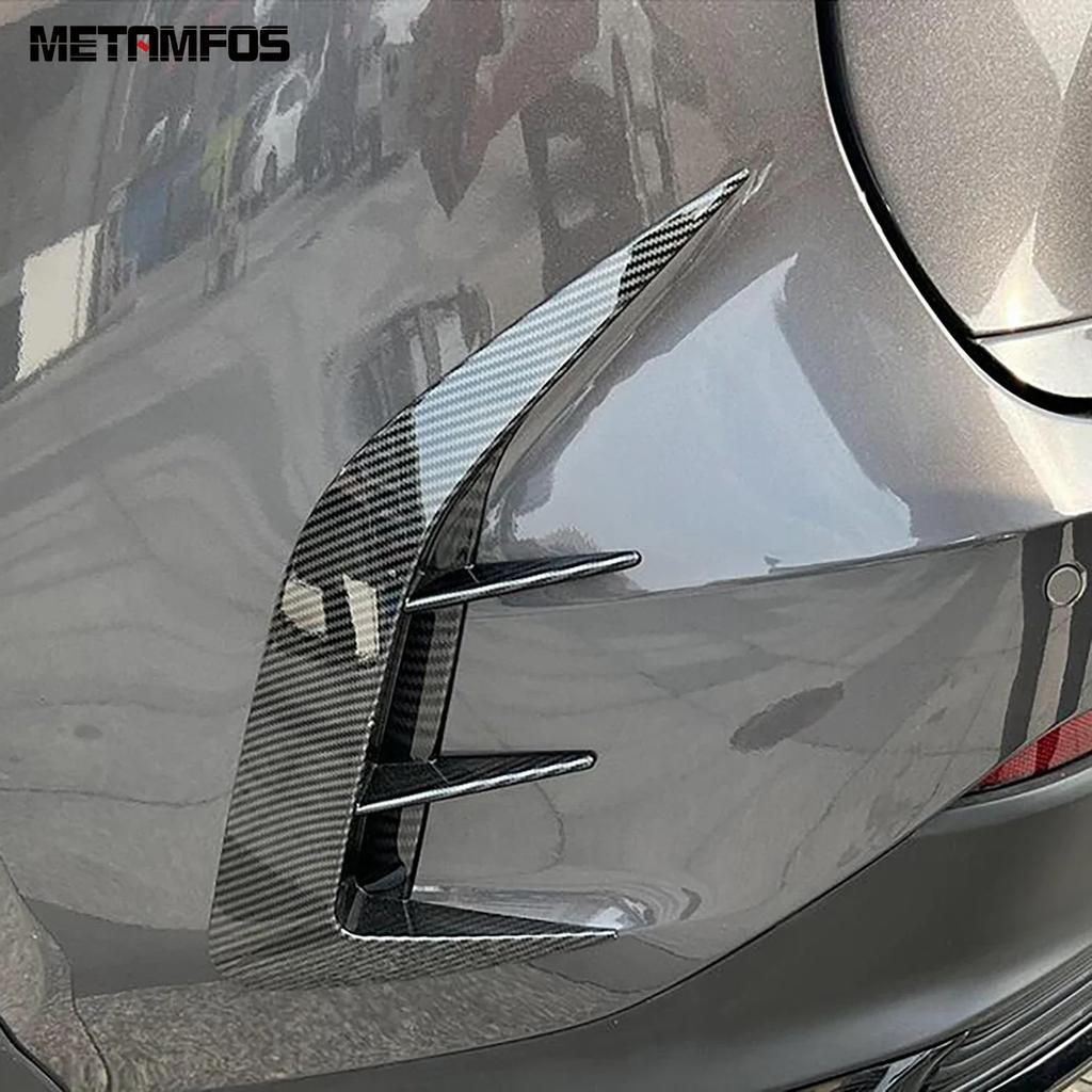 Rear Bumper Grille Spoiler Air Vent Outlet Trim For Lexus NX 250 350 350H 450H -2024 2025 Chrome Accessories Car Styling