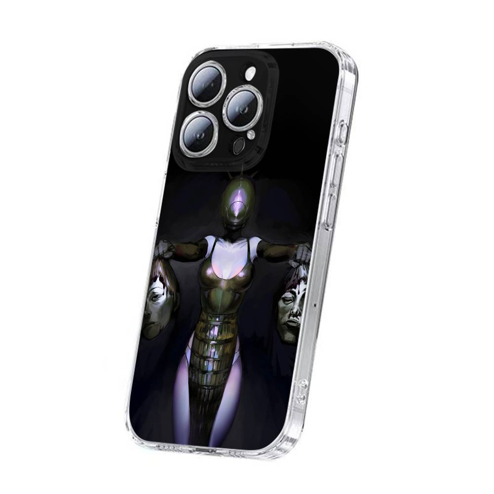 C-Chainsaw Reze Arc Makima M-Man Phone Case For iPhone 17,16,15,14,13,12,11,Plus,Pro,Max,Plus,E,Air,Mini Transparent iPhone16