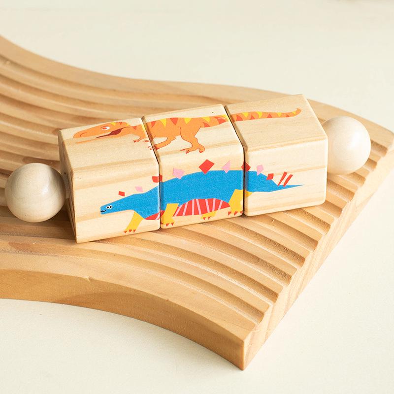 

Wooden Cognitive Grasping Puzzle Blocks for Toddlers (Ages 0-3)