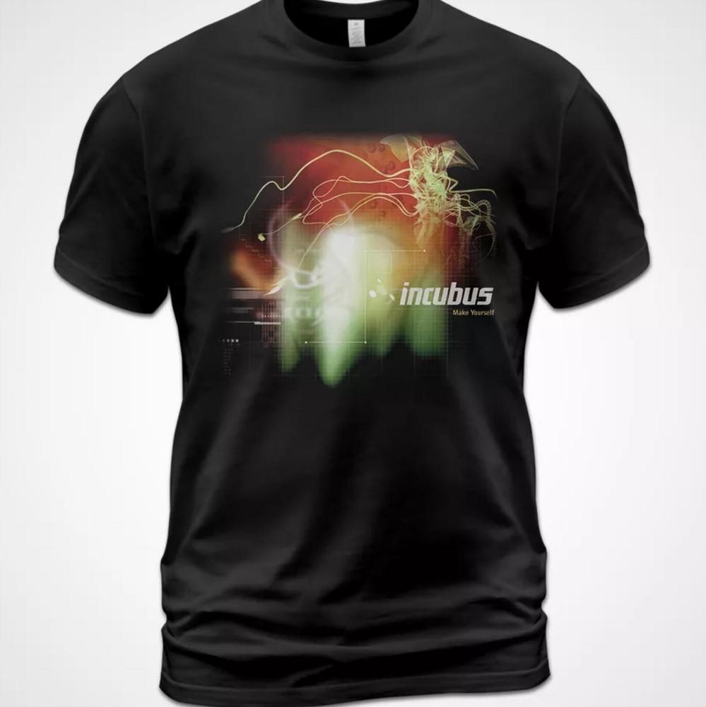 Cotton T-shirt Incubus Make Yourself Album Tee Brandon Boyd Mike Einziger Unisex T-Shirt S