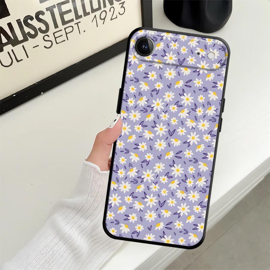 Simple Chrysanthemum Funda Phone Cover Case for Apple iPhone 17 Pro Max 14 12 11 Air 16 15 Pro 7 8 13 XR XS MAX
