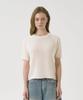 OCCUR Hanji Cooling Round Short Sleeve Knit, Ivory