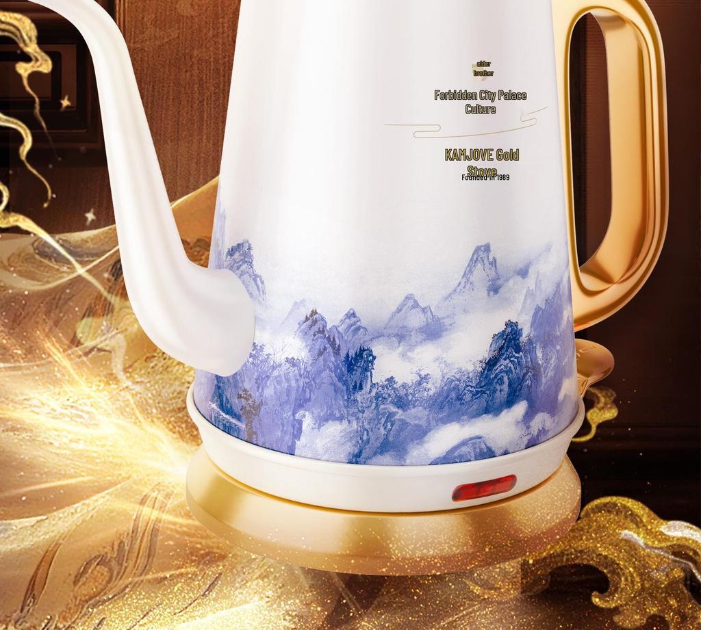 Jin Zao Forbidden City Palace Edition Electric Kettle for Home & Office Tea Making - Special Gift
