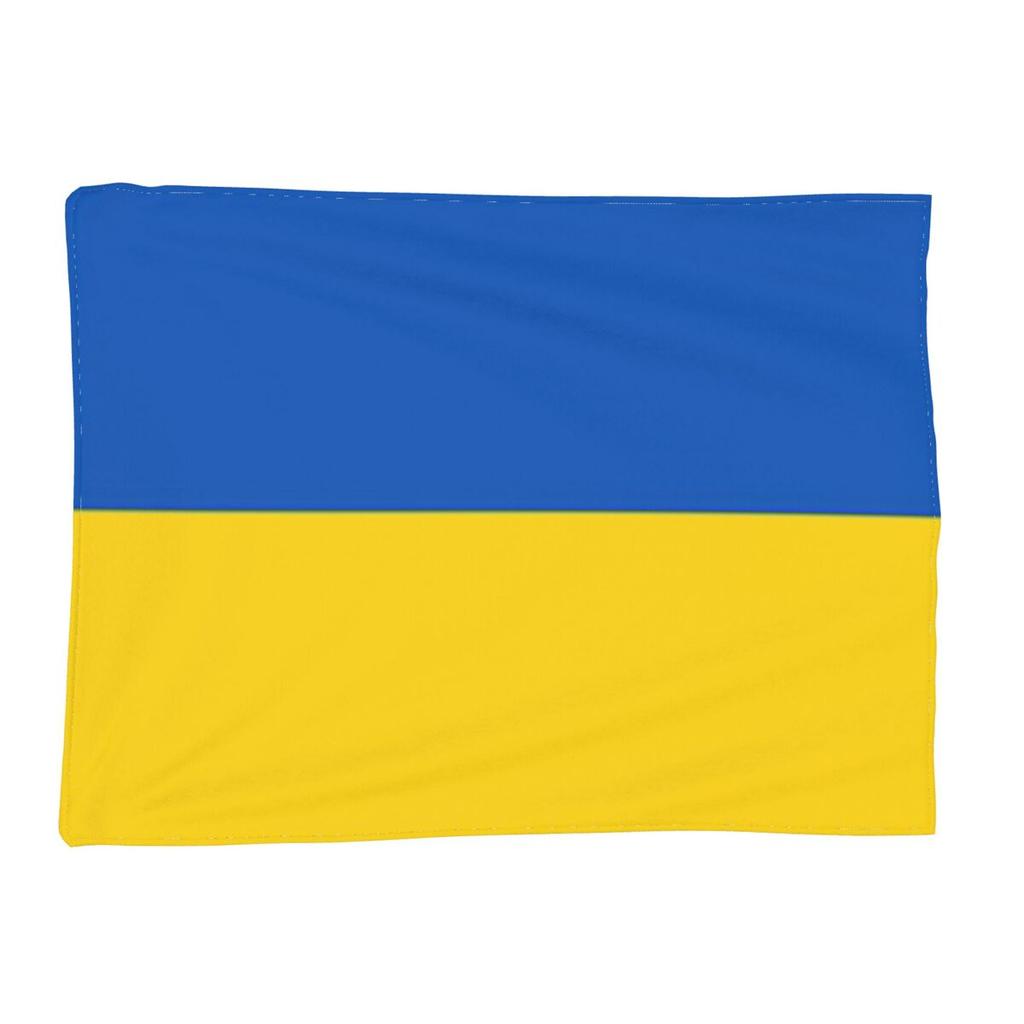 Flag Of Ukraine Blankets Soft Warm Flannel Throw Blanket Bedspread for Bed Living room Picnic Travel Home Couch
