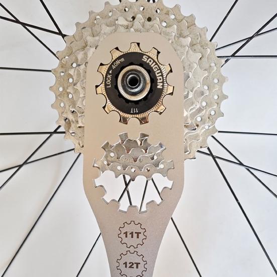 Bicycle Flywheel Remover Wrench Stainless Steel Road Bicycle Freewheel Cassette Lockring Installation Removal Bike Repair Maintenance Tools
