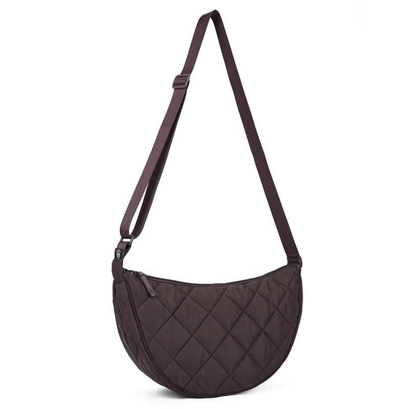 Crossbody Bag Diamond Grid Quilted Dumpling Bag Shoulder Bag Large Capacity