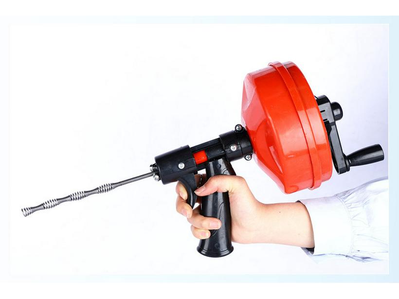 Electric Sewer Dredger: Clears Toilet, Kitchen, Bathroom, and Floor Drain Blockages.