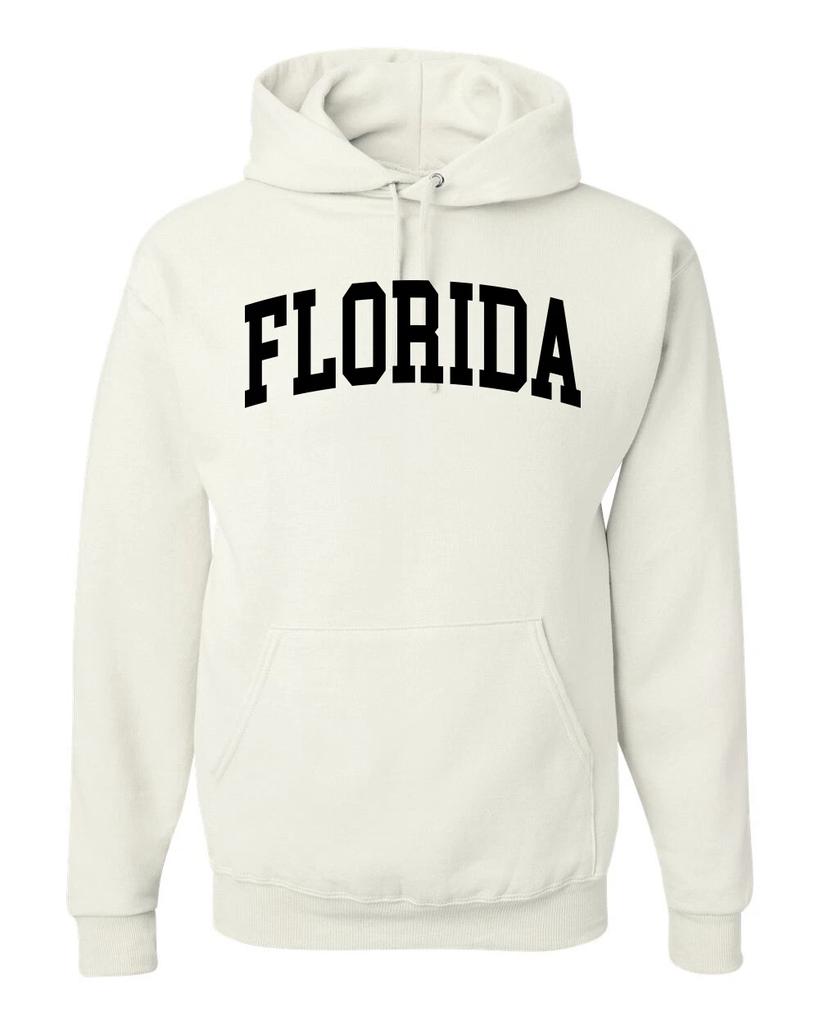 State of Florida College Style Black Fashion Unisex Hoodie Sweatshirt