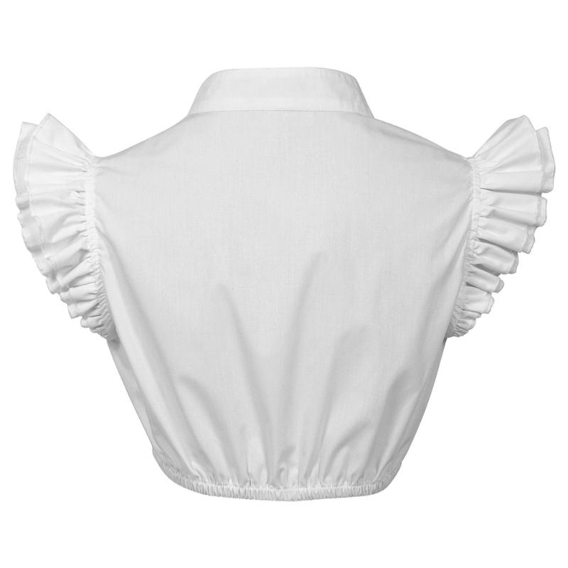 Women's Bavarian Oktoberfest Costume Ladies Traditional Dirndl Blouse Beer Garden Crop Top for Bavarian Oktoberfest