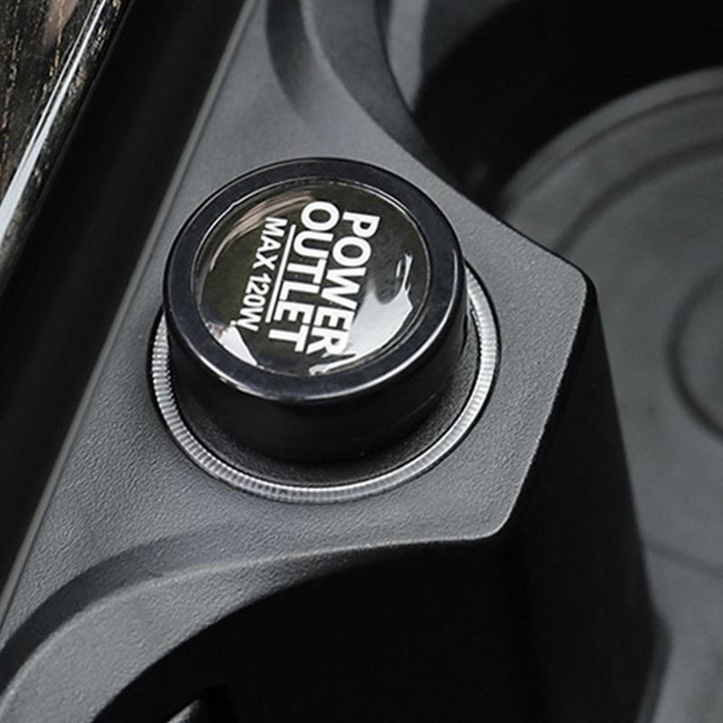 Socket Cover Socket Plug Cover Semi-Concealed Design Vehicle Accessory For Most Cars Trucks And Boats