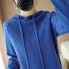 Hooded Sweater Woman Long Sleeve Warm Bottoming Shirt Solid Casual Pullovers Knit Tops Korean Fashion Jumper