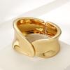 Metal Cuff Bangles Europe American Style Irregular Wide Open Bangle Cute   Women