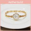 Gedi Womens Vintage Waterproof Quartz Watch With Jewelry Clasp For Elegant Fashion