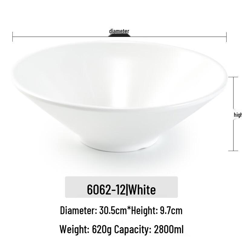 Меламиновая коническая миска для лапши A5