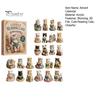 Artistic Acrylic Hanging Decor Reading Cat Advent Calendar 2026, Cute Kitten Ornaments 24 Days Christmas Countdown Creative Gifts for Lovers Calendar,