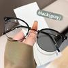 Luxury Round Myopia Glasses Men Women Clear Lens Prescription Color Changing Minus Eyeglasses Anti-blue Ray Eyewear Diopter