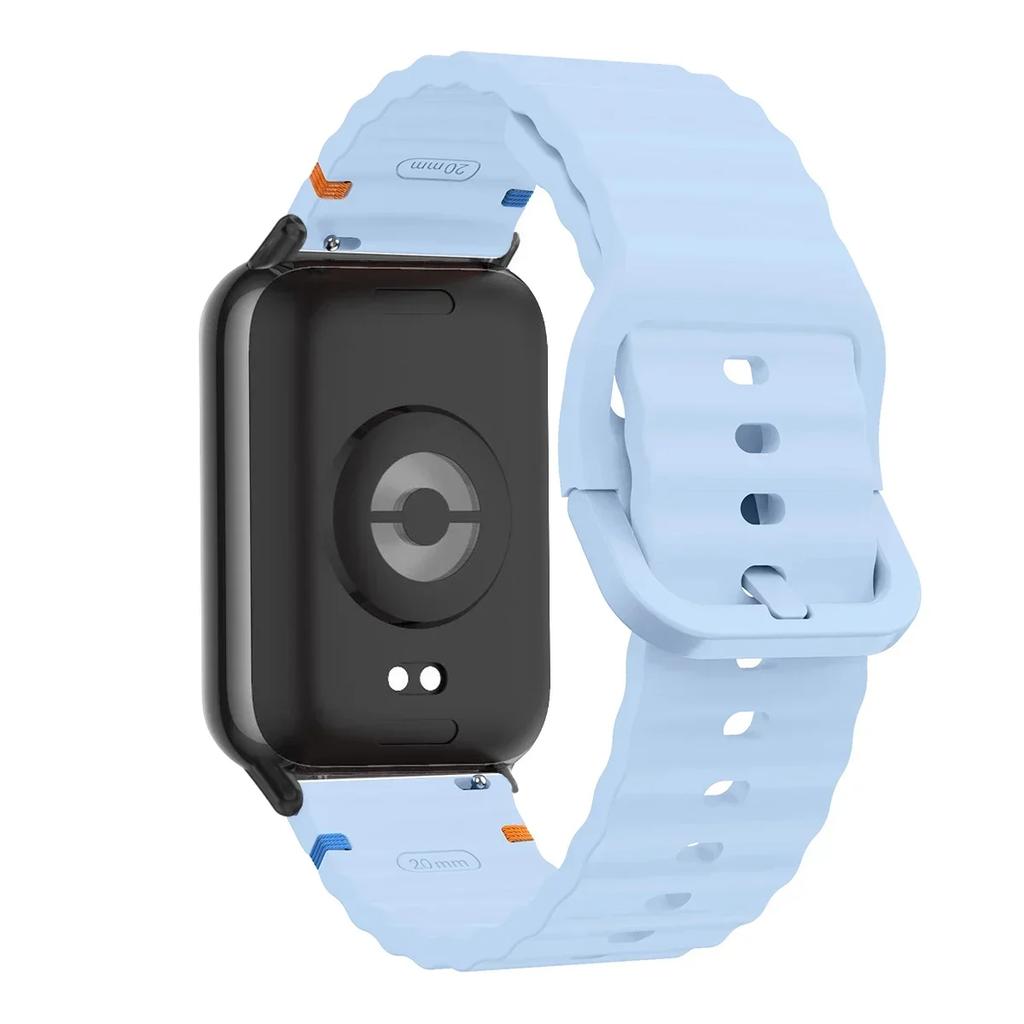 Silikonarmband für Redmi Watch 5/4 Armband Ersatz Atmungsaktives Handgelenk Sportband Correa für Mi Band 9/8pro Weiches Armband