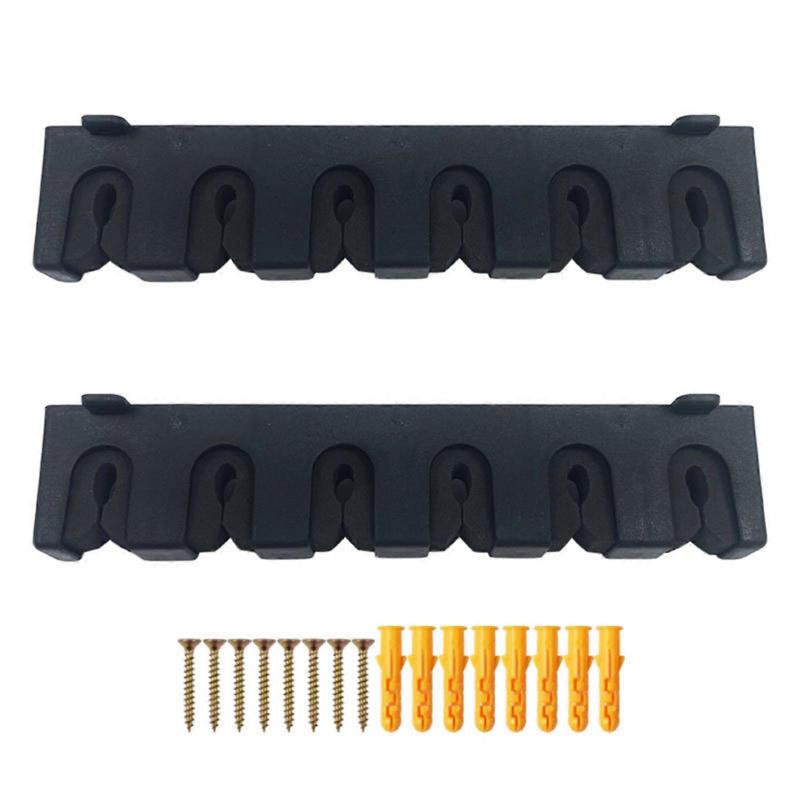 Wall Mount Fishing Rod Holder 6/8 Rod Racks Horizontal Vertical Fishing Rods Storage Modular Garage Includ Screws