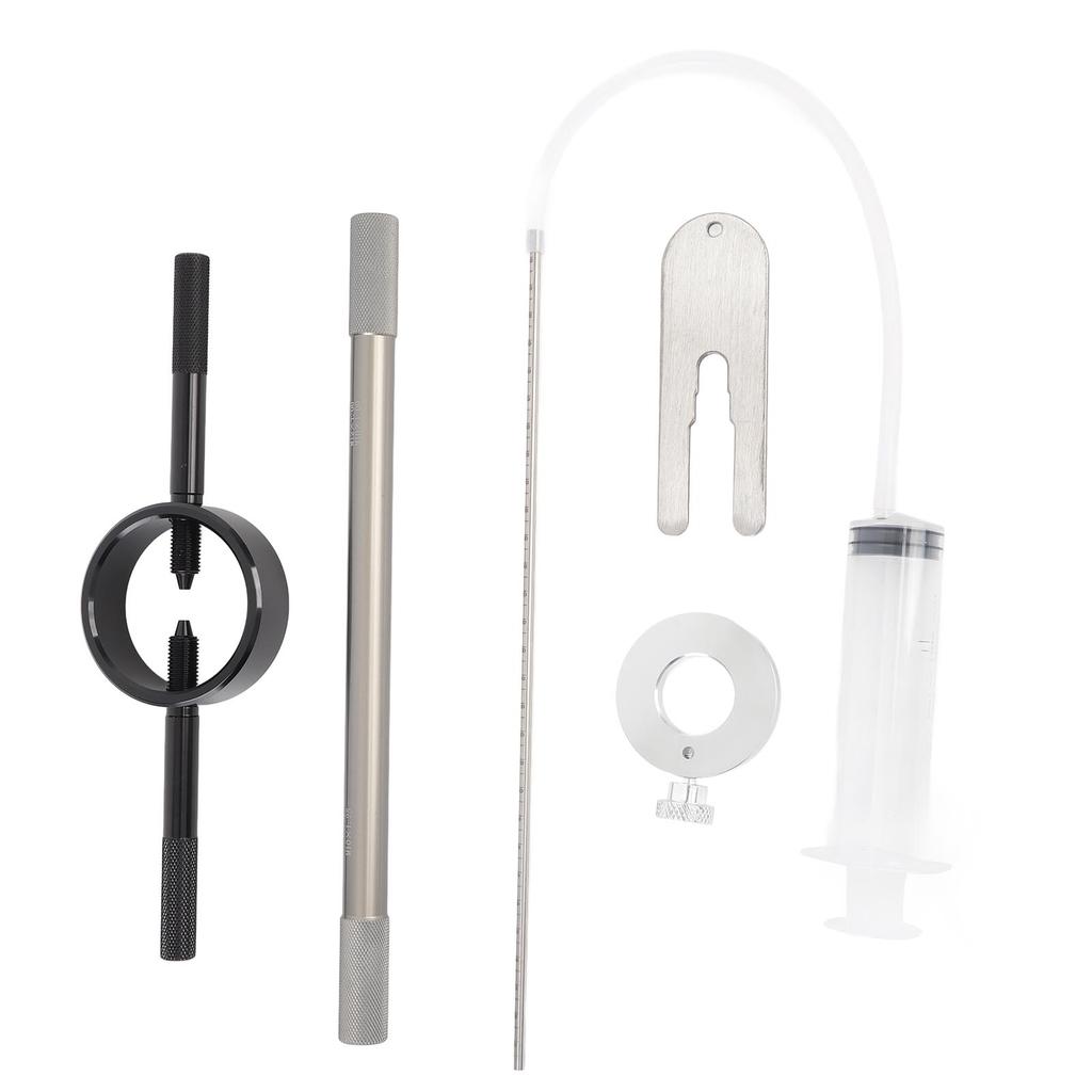 Gabel-Service-Werkzeugsatz Gabelölstandswerkzeug Federkompressor Dämpferstangenwerkzeug für die meisten normalen und umgedrehten Gabeln