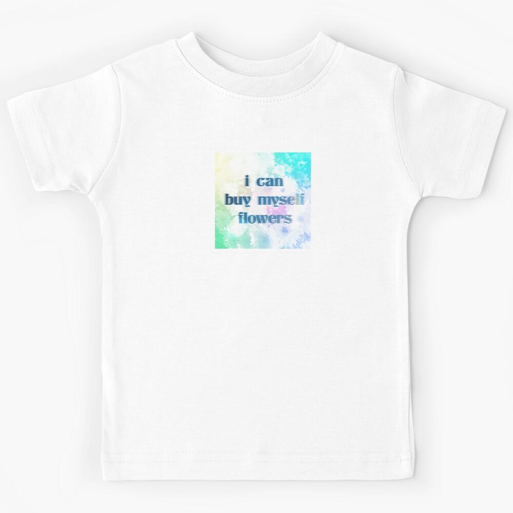 Iridescent Flowers Miley Cyrus Kids T-Shirt 120