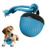 Interactive Dog Ball Chew-resistant Smart Puppy Toy Ball with Sound Rope Electric Automatic Moving And Rolling Pet Ball for Small Medium Large Dogs