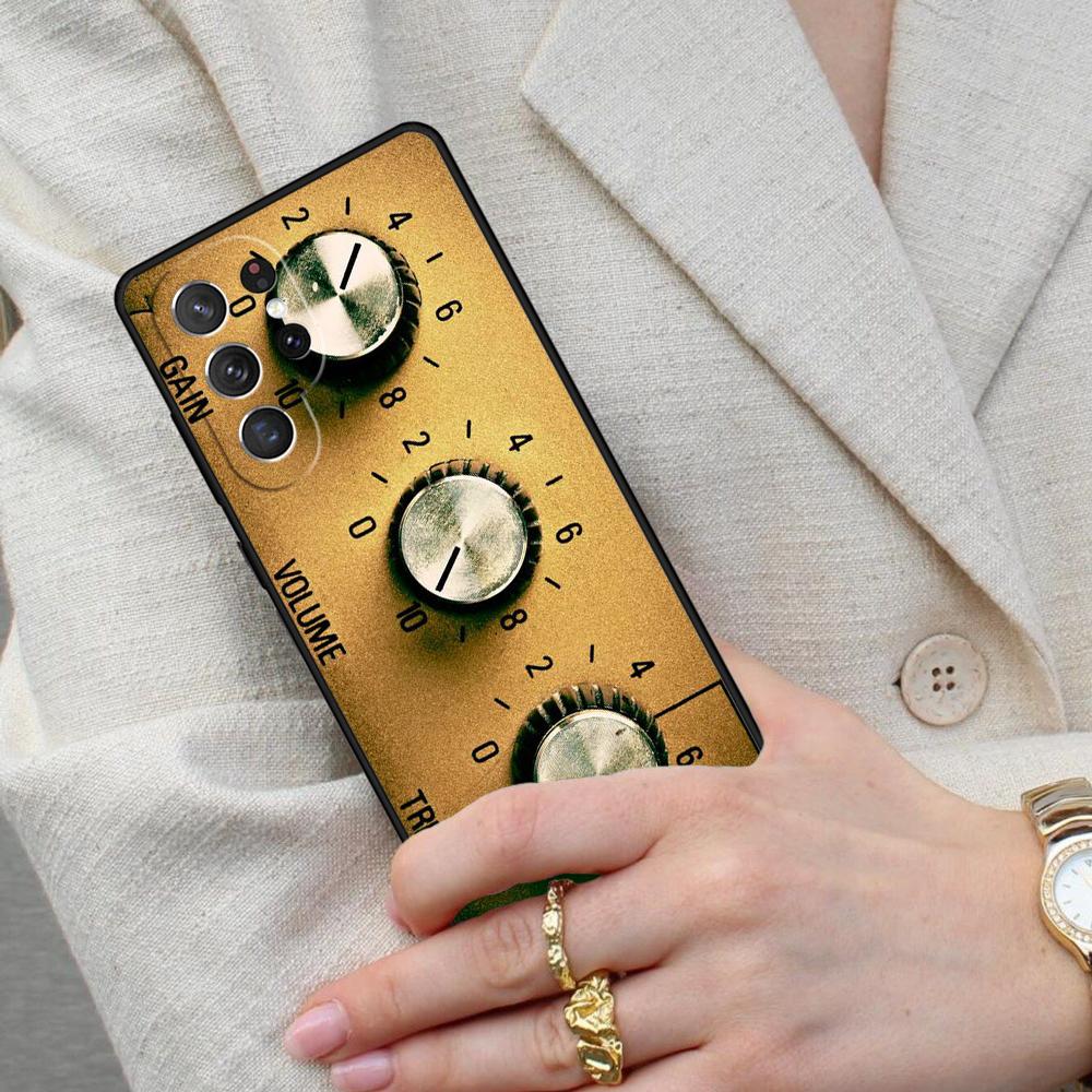 Retro Amplifier Cell Phone Case for Samsung Galaxy S26 Ultra S25 S24 S23 S22 S21 S20 Note10 Cover