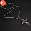 Hi Vampire Diaries Gothic Fantasy Red Cross Necklace