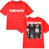 Hot Sale New Rock Band The 1975 Double Sided Print T Shirts Men Women Vintage Tops Unisex Oversized Cotton Short Sleeve Tshirt