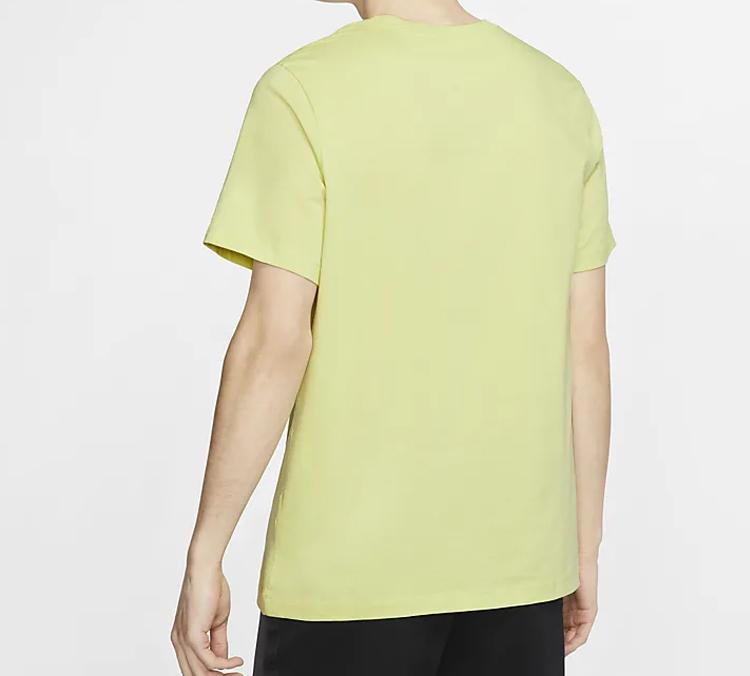 Nike Eingesetztes T-Shirt Herren Helles Limettengrün CT6533-367