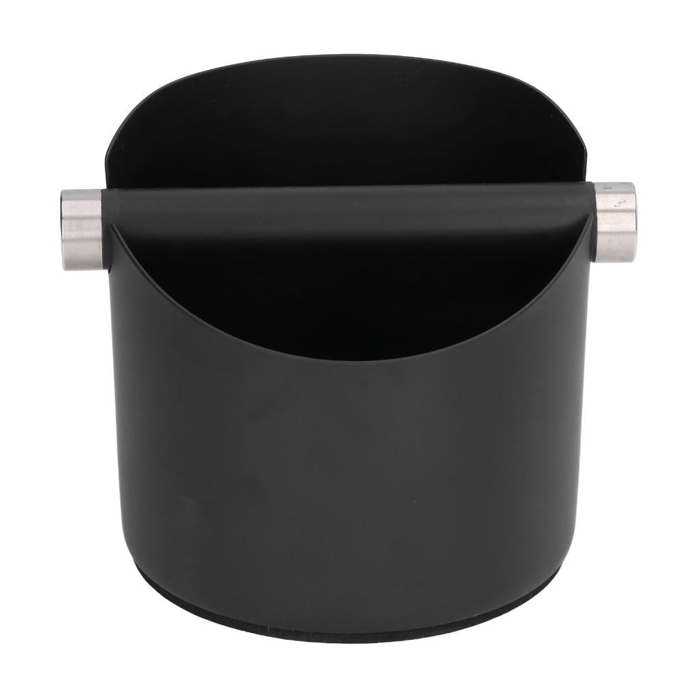 Stainless Steel Coffee Dump Bin Rubber Base Stainless Steel Knock Box Espresso Knock Box  Home Use