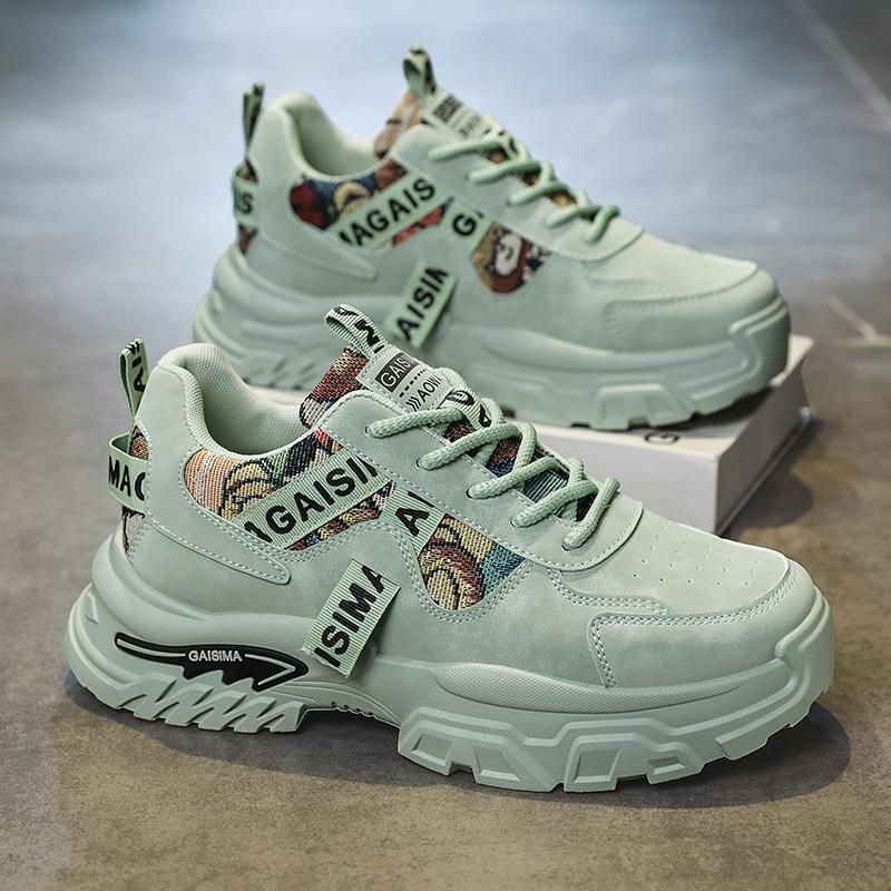 New Fashion New Men's Fashion Casual Low Top Sports Shoes Students Thick Sole Comfortable Sneakers Boys Male Classic Breathable Basketball Shoes