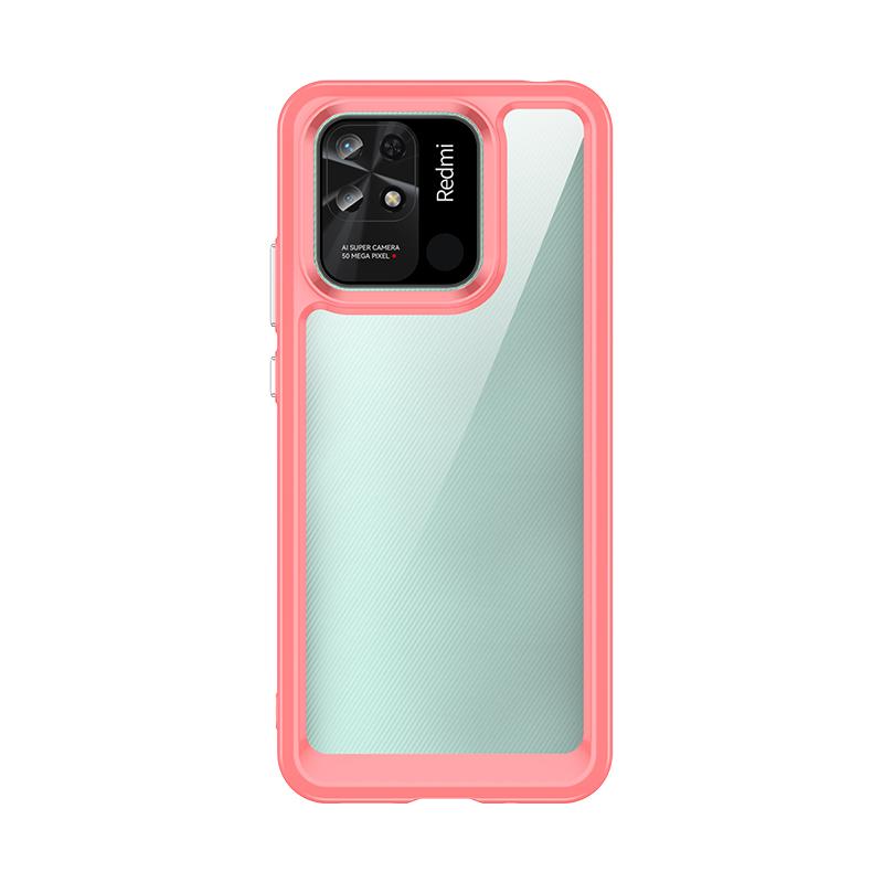For Poco C40 Case Cover Xiaomi Poco C40 Capas Shockproof Armor Bumper Back Transparent Colour Clear For Fundas Poco C40 Cover