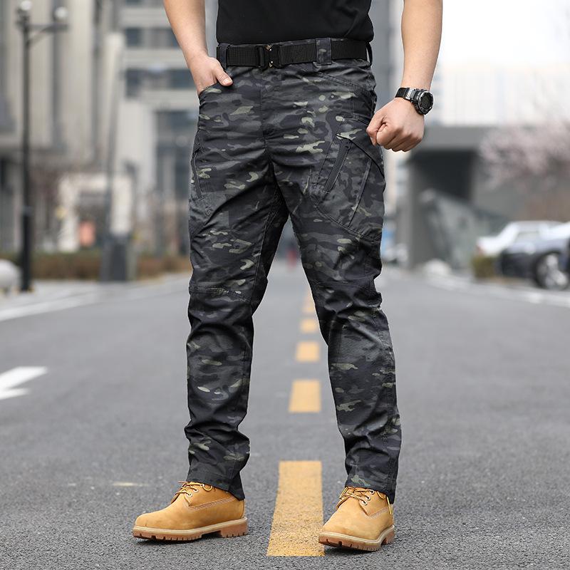Men's Tactical Pants, Outdoor Training Pants, Multi-pocket Work Pants, Camouflage Pants