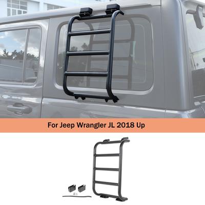 Auto Kovový nástavec zadního okna Držák police na šplhací žebřík pro Jeep Wrangler JL 2018 Up Exteriérové doplňky