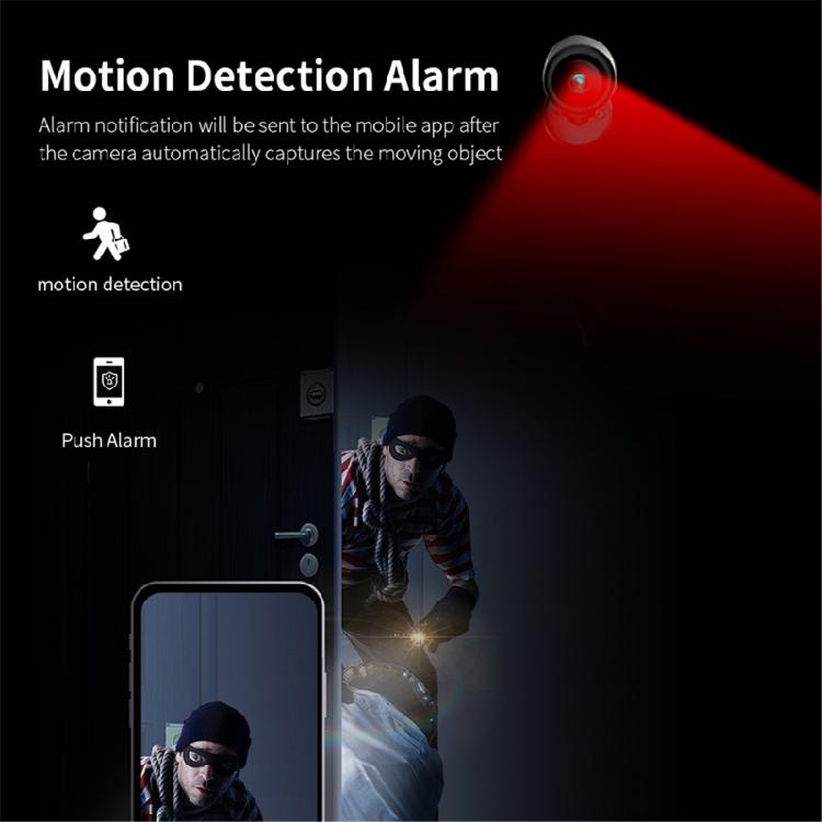 WiFi Surveillances Camera Indoor Camera With Night Sights Human Detection Easy Installation Remote Monitoring Camera