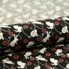 Made In Japan Rayon Chirimen Animal Print Yuzen Japanese for Chirimen 71cm Wide Rabbit Fabric, Pattern, Crafts, Crafts, Approx. (White Black, 1m)