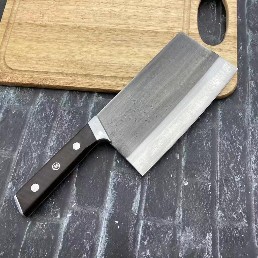 7.7 Inch Chopper Knife Spring Steel Blade Wood Handle Machete Slicing Vegetables Cleaver Kitchen Knife Meat And Poultry Tools