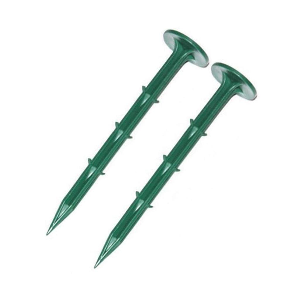 50/100 Pcs 16cm Plastic Garden Ground Cloth Pegs Landscape Fabric Pins Plant Barrier Gardening Ground Cloth Nail