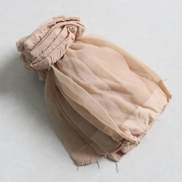 

10 пар женских тонких эластичных носков, дышащие шелковые бесшовные носки черного, бежевого, кофейного цвета 10 Pairs/Lot бежевый