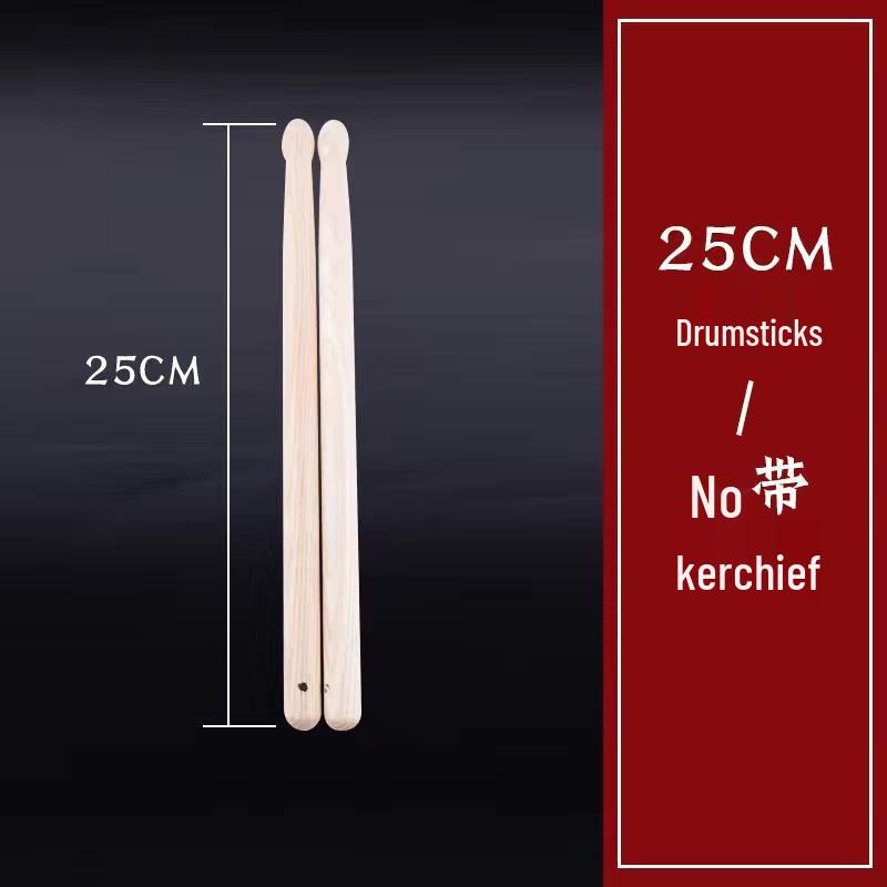 

Solid Wood Red Silk Dance Drumsticks for Adults and Kindergarten Performances