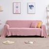 Solid Color Lazy People Couch Cover Comfort Sofa Towel Blanket for Living Room Universal Anti Cat Scratch Sofa Protection Cover