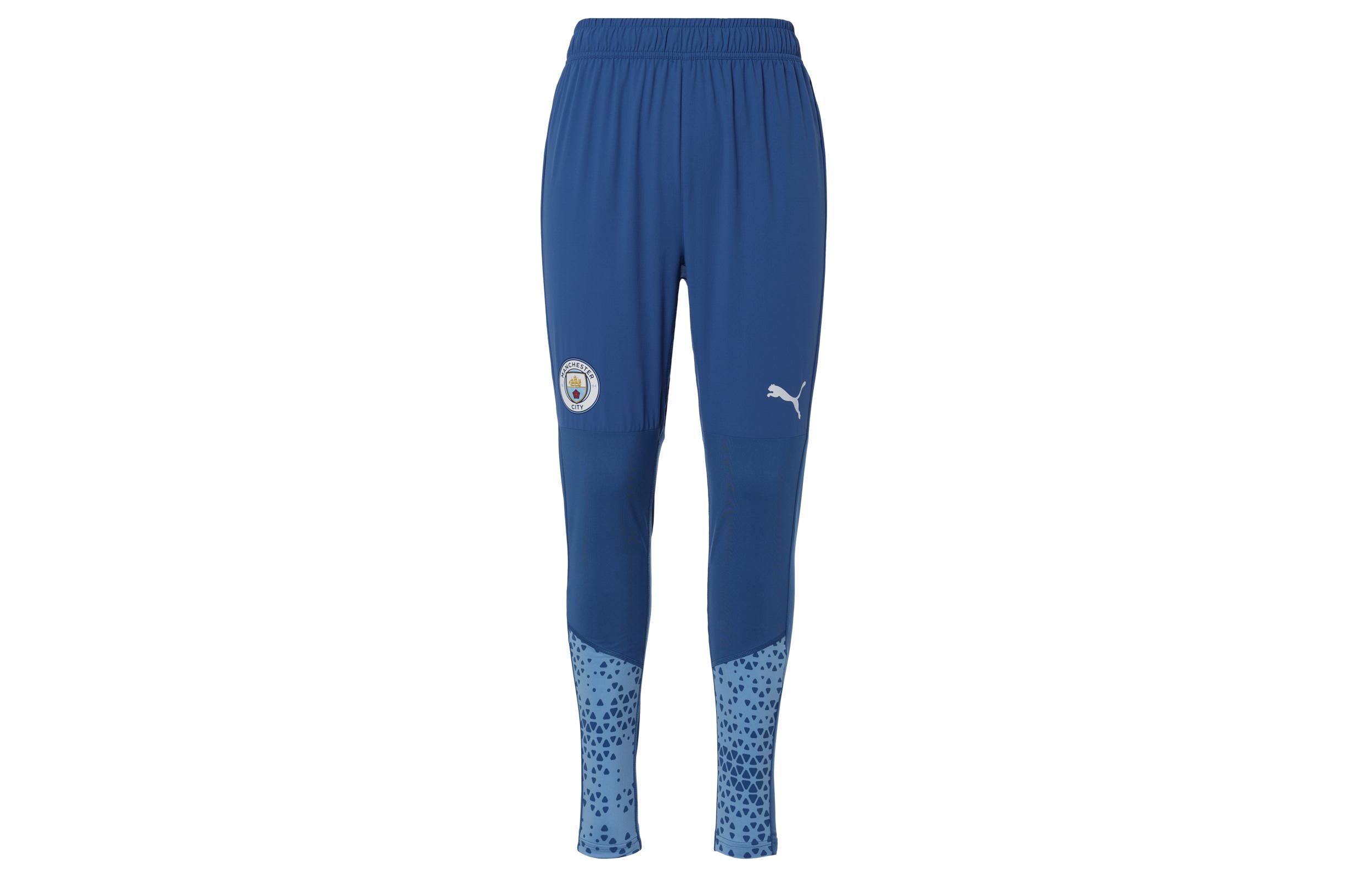 PUMA 2023 24 Manchester City Puma Pro Training Pants/Bottoms Soccer Bottom Unisex Blue 772881-06 M